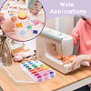 Plastic Manual Embroidery Floss Bobbin Winder & Thread Winding Boards Sets DIY-TW0001-03-6