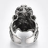 Alloy Cuff Finger Rings RJEW-T006-36-4