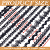 30Yards 10 Styles Polyester Lace Trim OCOR-MA0001-76B-2