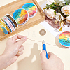 6 Rolls 6 Colors Round Copper Jewelry Wire CWIR-BBC0001-14-3