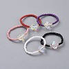Glass Seed Beads Stretch Rings RJEW-JR00286-1