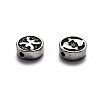 304 Stainless Steel Beads STAS-H156-01K-3