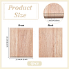 4Pcs Unfinished Rubber Wood Timber Board WOOD-FG0001-66B-2