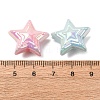UV Plating & Luminous Opaque Acrylic Beads MACR-L015-14A-5