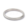 Non-Tarnish 2mm Matte Plain Dome Finger Ring for Girl Women RJEW-C012-01A-P-2