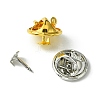 100Pcs 2 Colors Iron Lapel Pin Backs IFIN-FS0001-37-2