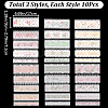CRASPIRE 3 Sets 3 Colors Paper Hollow Lace Scrapbook Paper Pads Sets DIY-CP0008-93B-2