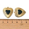 304 Stainless Steel Enamel Pendants STAS-I371-31G-04-3