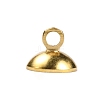 Alloy Bead Cap Pendant Bails PALLOY-WH0111-46G-1