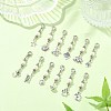 12Pcs 12 Style Alloy Pendant Decorations HJEW-JM02201-2