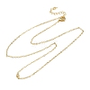 1.5MM Brass Cable Chain Necklace Making NJEW-A071-14G-1
