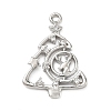 Brass Micro Pave Cubic Zirconia Pendants KK-H521-02A-P-1