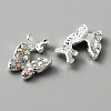 Alloy Rhinestone Cabochons MRMJ-WH0081-31S-1
