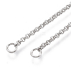 Brass Necklaces Making LS-KK-S061-162P-4