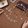8 Styles Alloy Jewelry Sets SJEW-OC0001-02P-3
