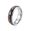 Heart Beat Mood Ring RJEW-N043-31P-1