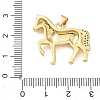 Brass Micro Pave Clear Cubic Zirconia Pendants KK-A303-05D-G-3