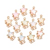 Alloy Glass Pendants FIND-K030-03G-1