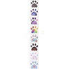 500Pcs Dog Paw Stickers AJEW-S089-05-2