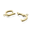 304 Stainless Steel Fold Over Clasps STAS-H233-05G-2