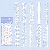 10pcs Retro Scrapbook Lace Paper PW-WGD198C-02-1