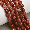 Natural Red Agate(Dyed & Heated) Beads Strands G-C287-A01-01-1