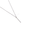 304 Stainless Steel Pendant Necklaces NJEW-FH0001-14A-1