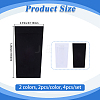 4Pcs 2 Colors Nylon Elbow Guard AJEW-GF0012-57B-2
