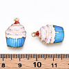 Printed Alloy Pendants ENAM-N056-202A-3