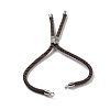 Twisted Nylon Cord Silder Bracelets DIY-B066-03P-05-2