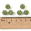 Handcraft DIY Polymer Clay Grade A Rhinestone Pave Disco Ball Beads X-RB-H258-10MM-214-3
