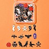 60Pcs 15 Styles Halloween Theme Alloy Enamel Pendants FIND-FS0002-89-7