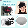 EVA Cloth Round Fascinator Hat Base for Millinery Magic FIND-WH0152-947C-5