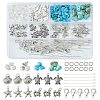 Natural & Synthetic Mixed Stone with Alloy Charms FIND-FS0002-16-1