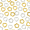 50Pcs Tibetan Style Alloy Bead Frame TIBEB-FS0001-10AS-9