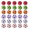 30Pcs Sport Theme Resin Rhinestone Beads RESI-TA0003-96B-3