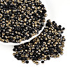 6/0 Half Plated Glass Beads SEED-N008-04A-1