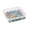 60Pcs Half Round with Eye Glass Cabochons GGLA-FS0001-16A-6