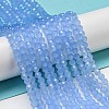 Imitation Jade Glass Beads Stands X-EGLA-A035-J4mm-D03-3