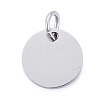 Tarnish Resistant 201 Stainless Steel Pendants STAS-S105-T637-1-10-2
