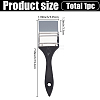 1Pc Silicone Brushes with Wooden Handle AJEW-GF0012-92B-2