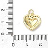 Brass Micro Pave Clear Cubic Zirconia Pendants KK-H255-08G-03-3