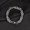 Tarnish Resistant 304 Stainless Steel Cable Chain Bracelets X-BJEW-I238-09P-1