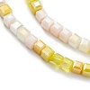 Gradient Color Electroplate Glass Bead Strands GLAA-E042-05C-3