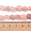 Natural Madagascar Rose Quartz Beads Strands G-Q060-E21-01-3