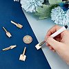 Gorgecraft 5Pcs 5 Style Brass Fourtain Pen Nibs FIND-GF0003-63-4