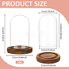 Arch Glass Dome Cover AJEW-WH0596-866A-01-2