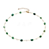 Nuggets Natural Gemstone Beaded Necklaces NJEW-JN03188-2