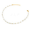 Bohemian Style Natural Howlite Tube Beaded Necklaces TD3612-6-1