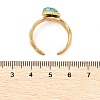 Natural Turquoise Finger Rings LS-RJEW-Q006-01G-G-3